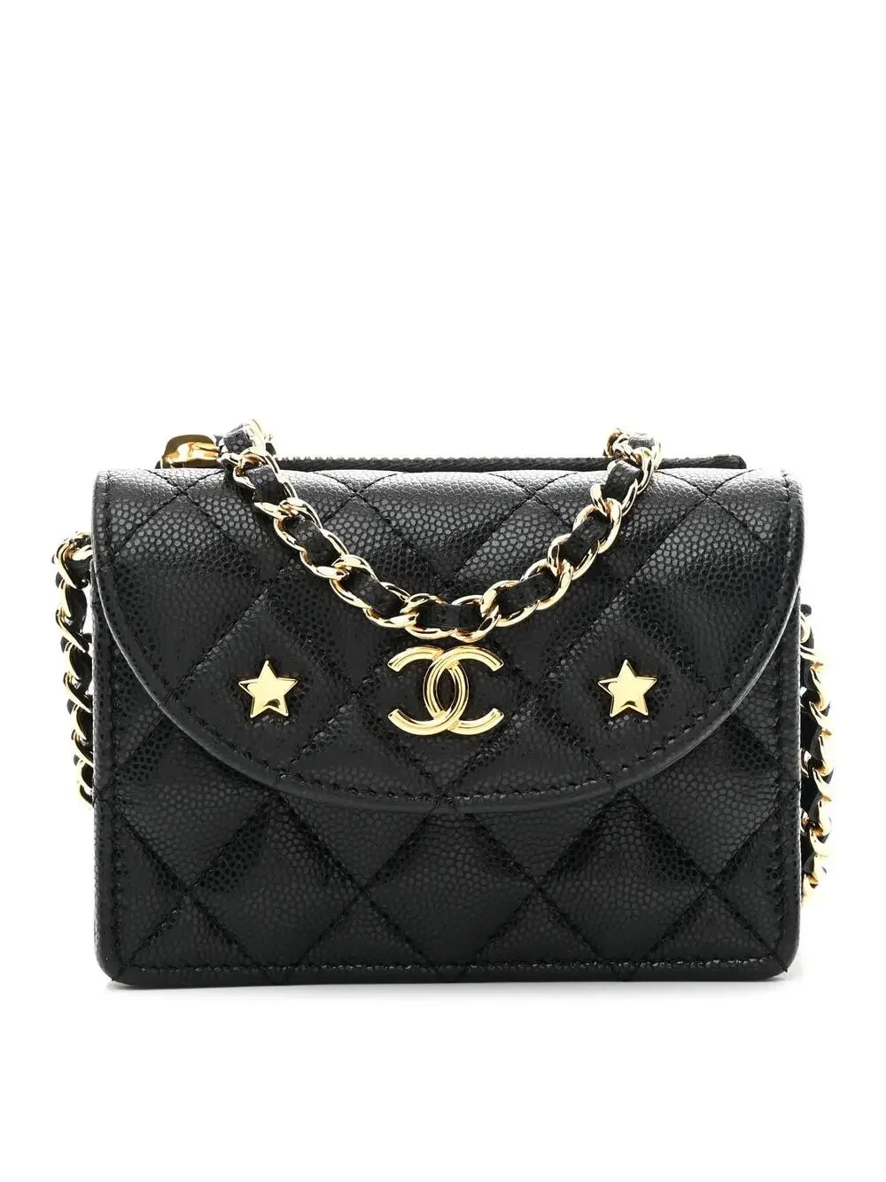 Chanel Caviar Quilted Cc Stars Card #322660C17B